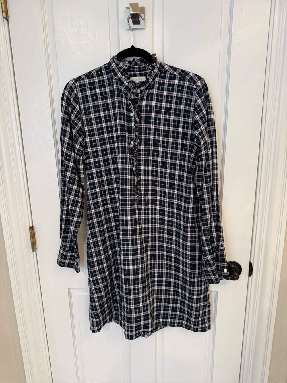 Ann Mashburn Plaid Print Mini Dress